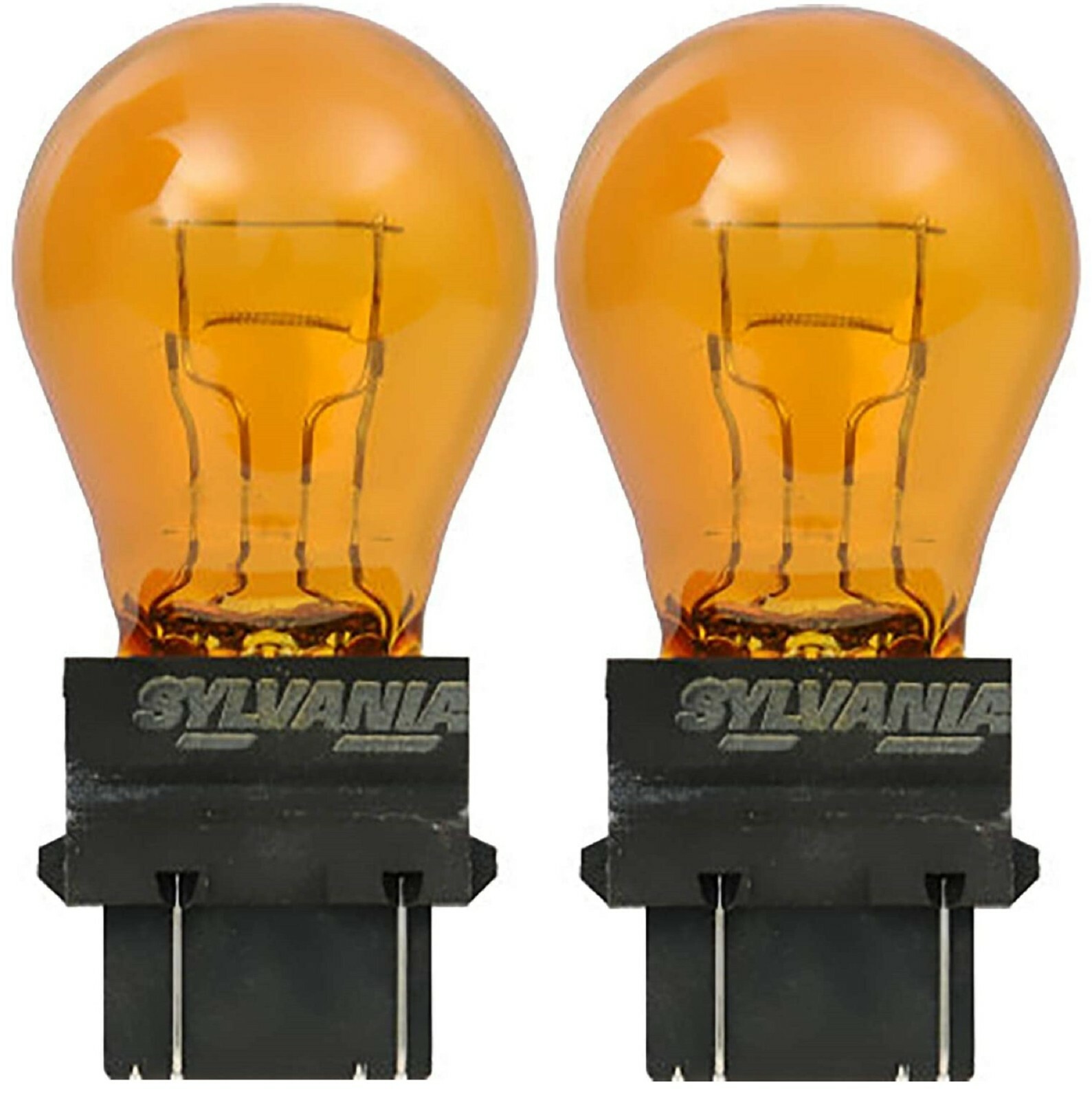 Sylvania Basic 3157A 3157NA 27/8.3W Two Bulbs Front Turn Signal Park Replace Fit