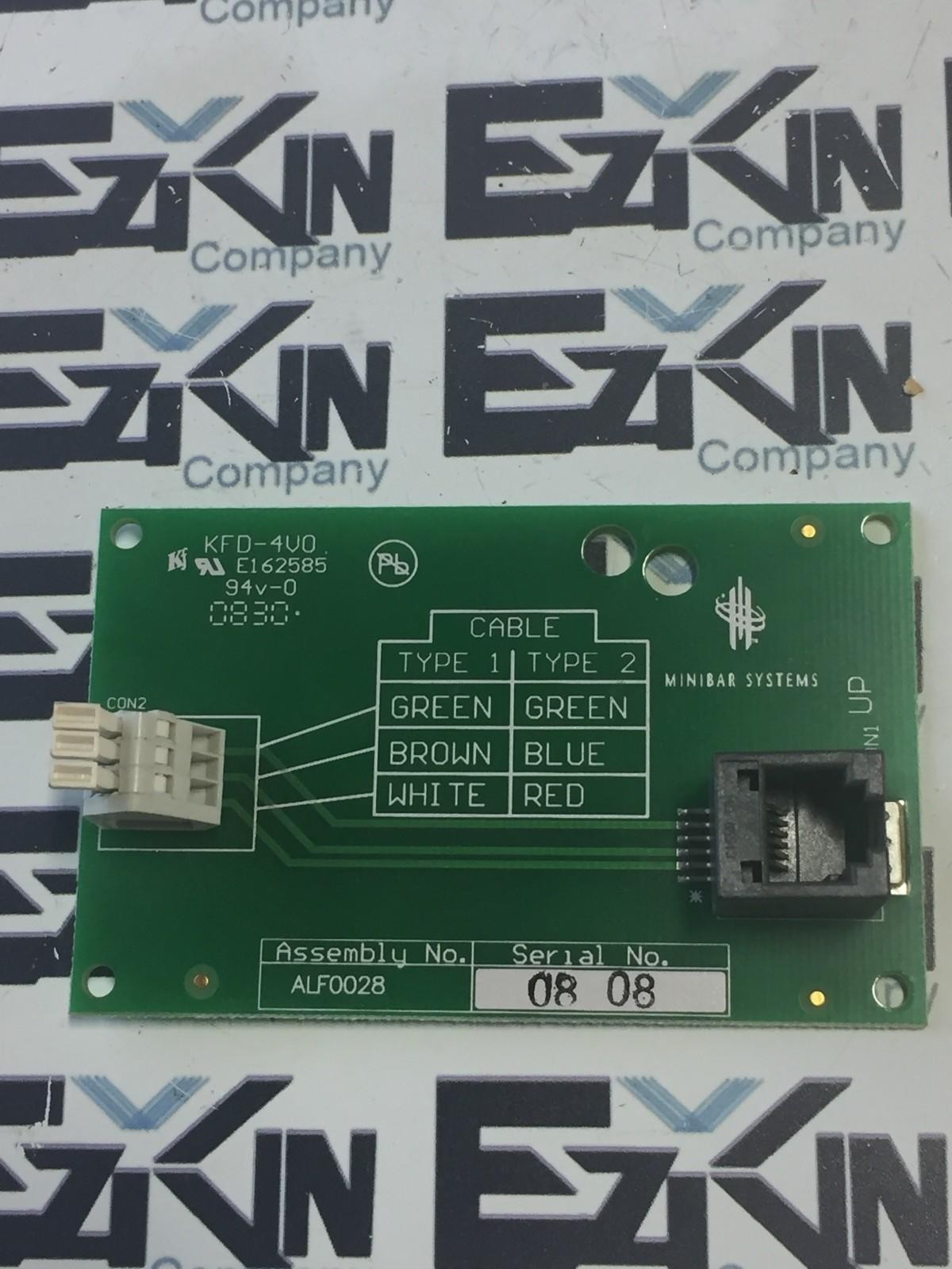Minibar Systems ALF0028 Commnication Interface Board KFD-4VO,94V-0