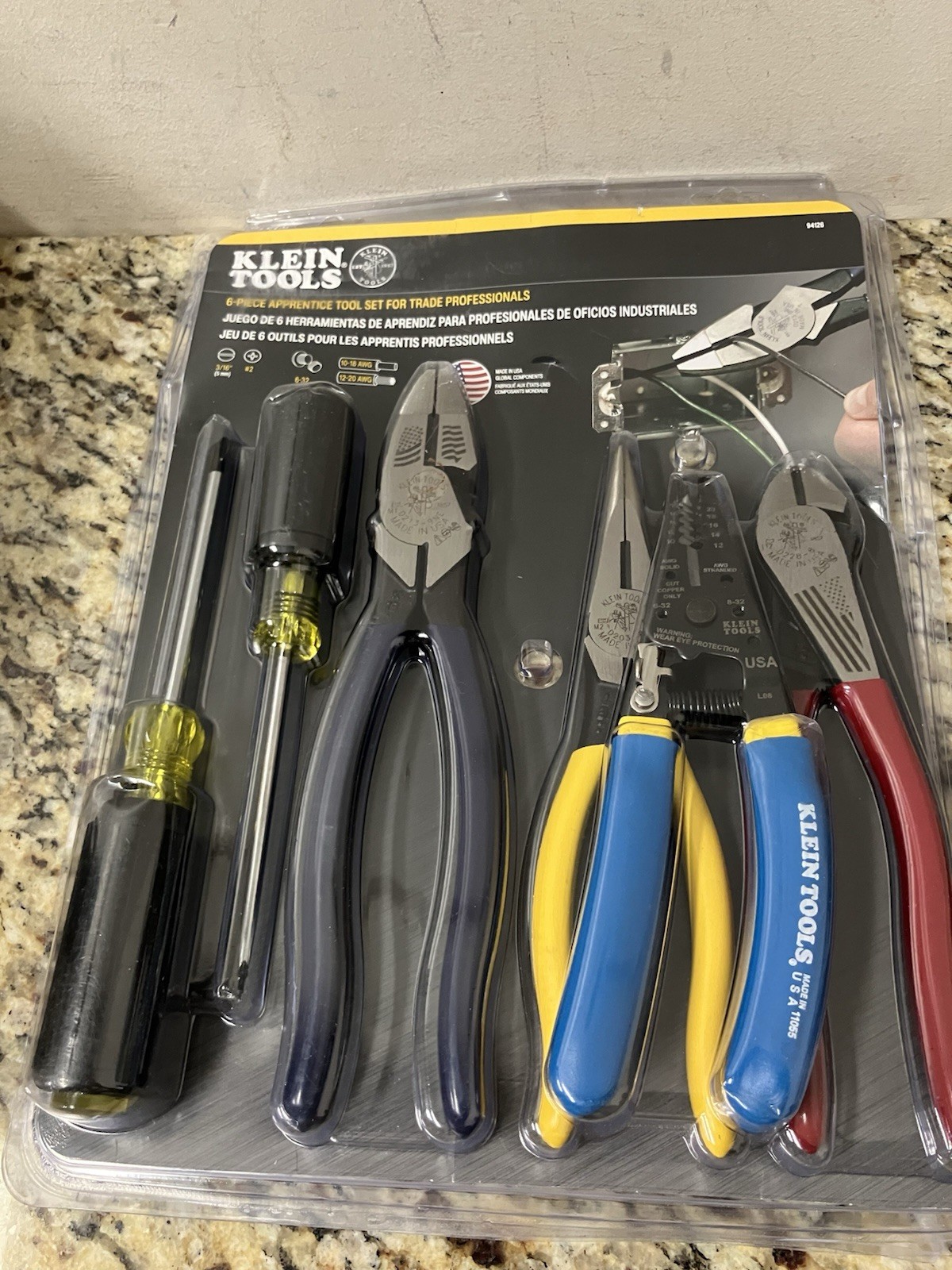 Klein Tools 6-Piece Apprentice Tool Set For Trade Professionals 94126 BRAND NEW