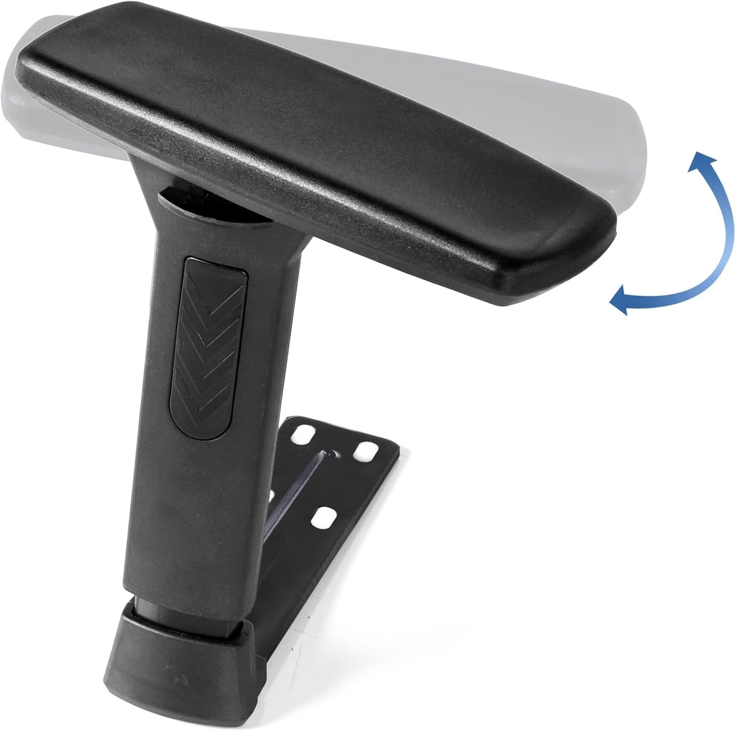 Height Adjustable Chair Armrest Pair Replacement 3D Arms Set