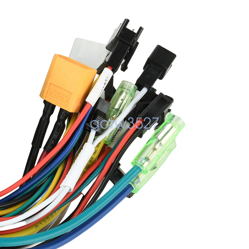 36V 48V 64V 30A Sine Wave Brushless Motor Controller 750-1500W Three-Mode Driver