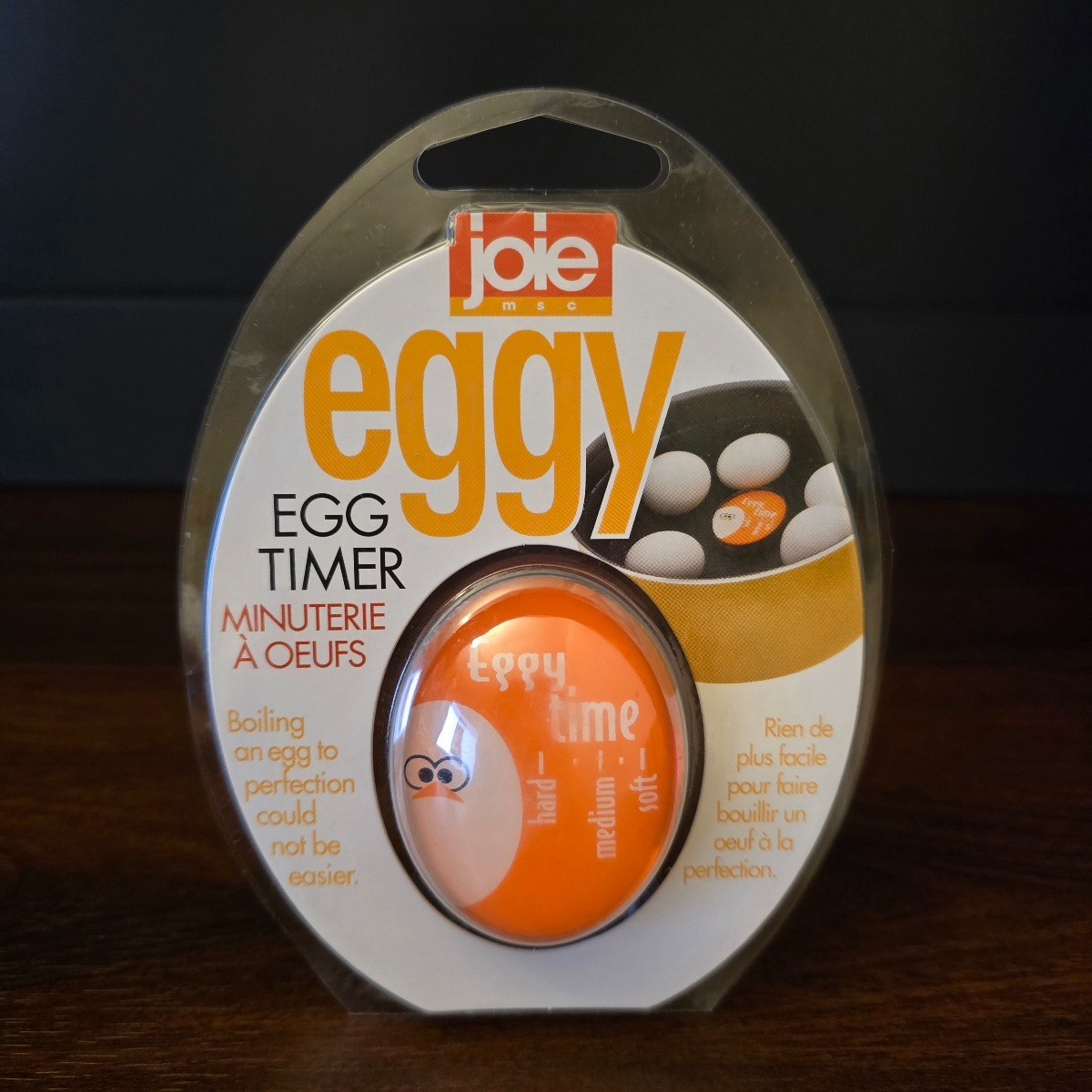 NEW Joie Eggy Color Changing Egg Timer Reusable BPA-Free Kitchen Gadget NEW