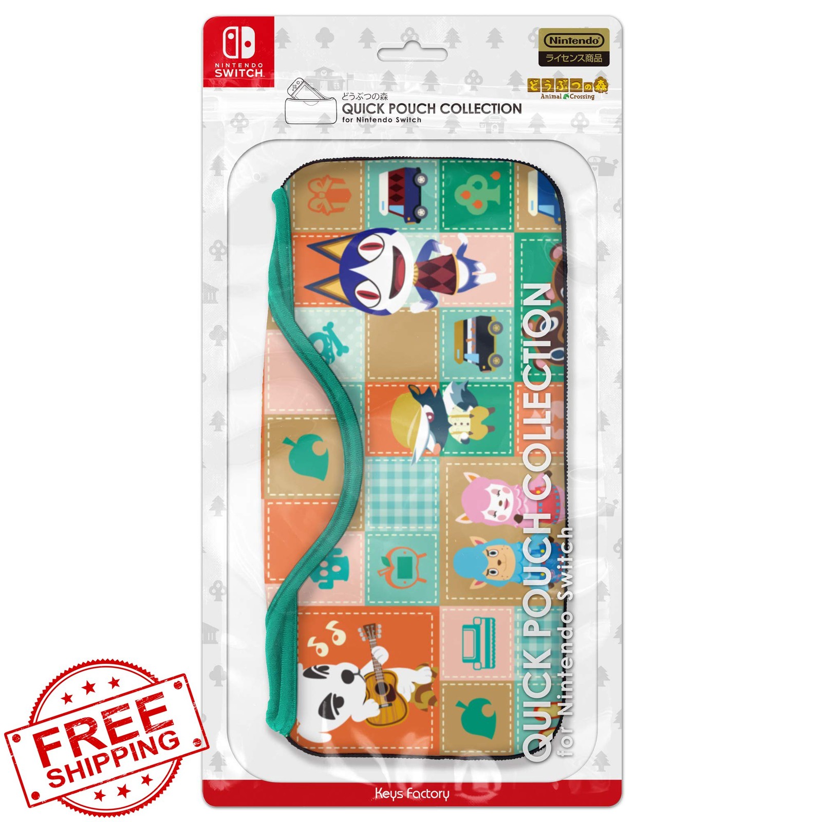 Nintendo Switch Animal Crossing Pouch Type-A