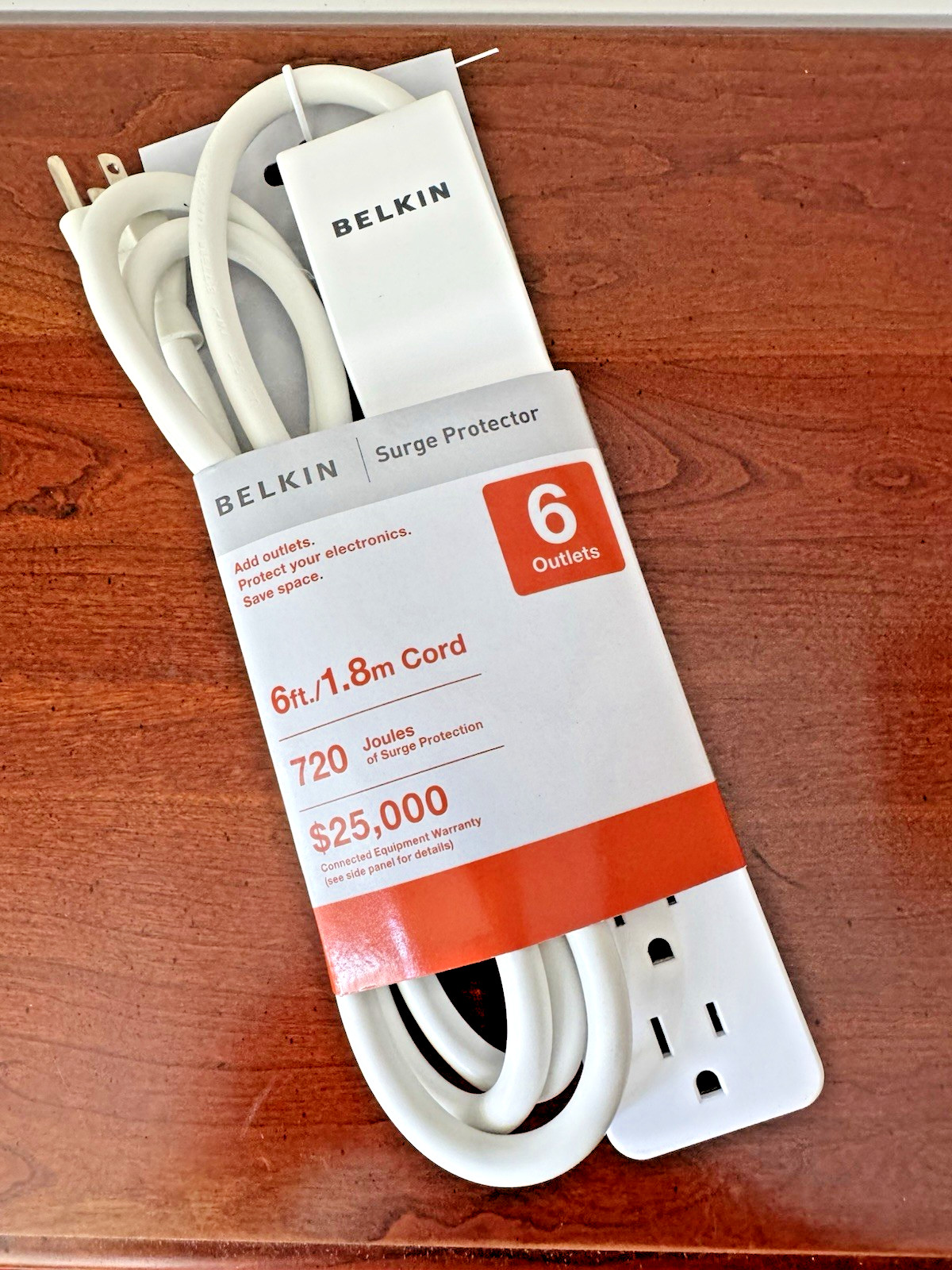 10 Brand New ~ Belkin (BE10600006-CM) Commercial Surge Protectors 6-Ft. 6-Outlet
