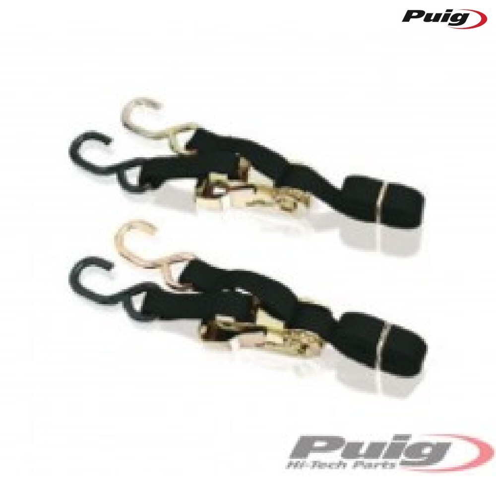 PUIG 6274N MOTORCYCLE TRANSPORT BELT WITH BLACK HOOKS FIXING MOTORCYCLE SCOOTER