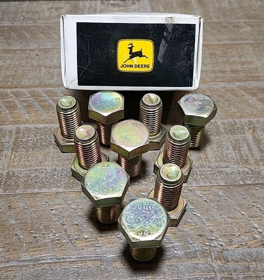 10 John Deere CAP SCREW BOLT 19M8029 GENUINE OEM M16x30   Lot of 10 Bolts