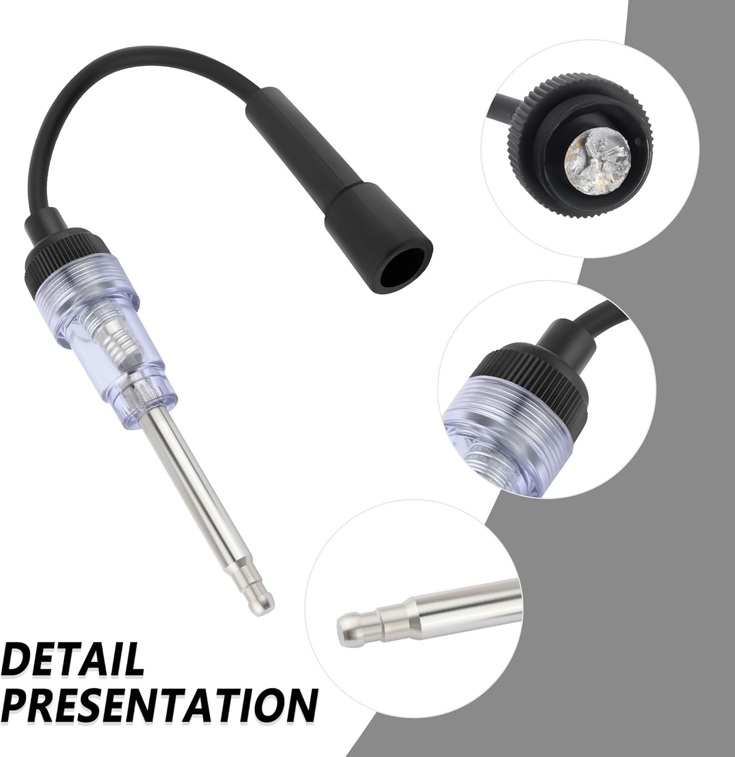 Spark Plug Tester with Indicator Lights,Spark Tester Small Engine for Check Igni