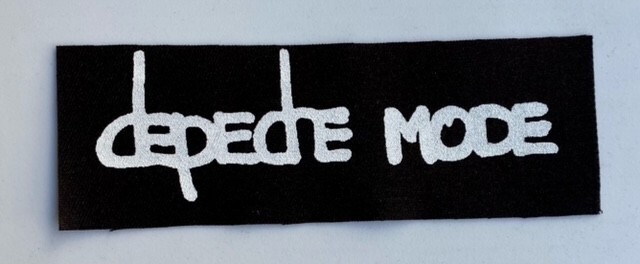 Depeche Mode Cloth Patch Sew On Badge  Approx 2" X 6" (CP213)