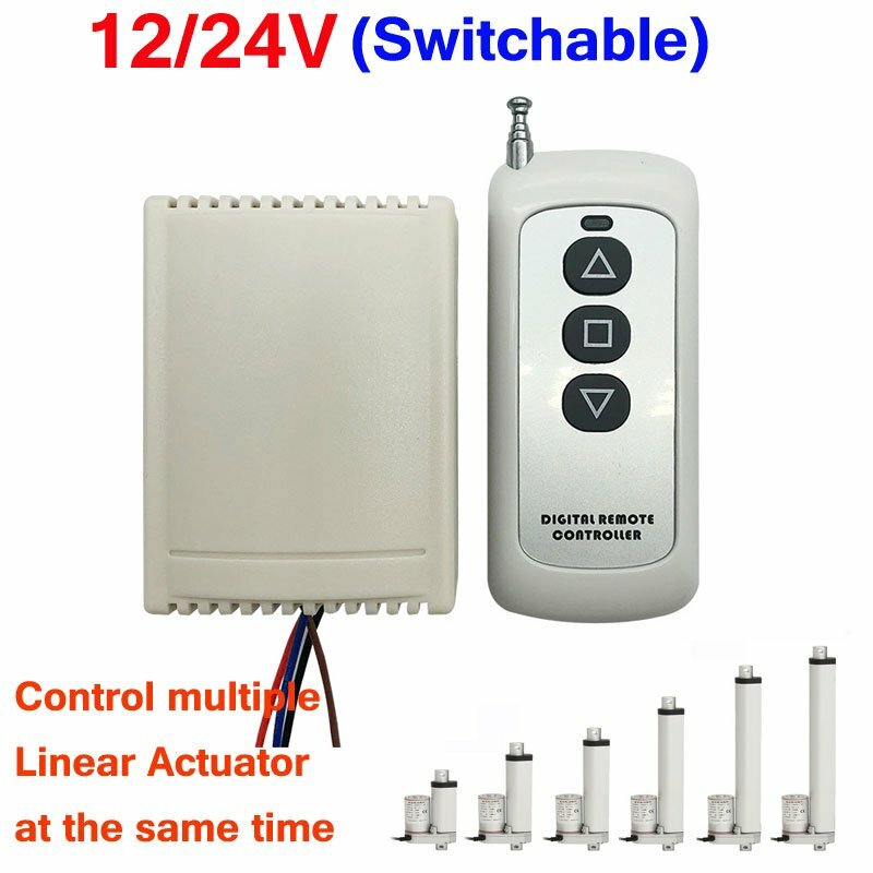 Wireless Remote Control for Linear Actuator Forward Reverse 12V 24V Switchable
