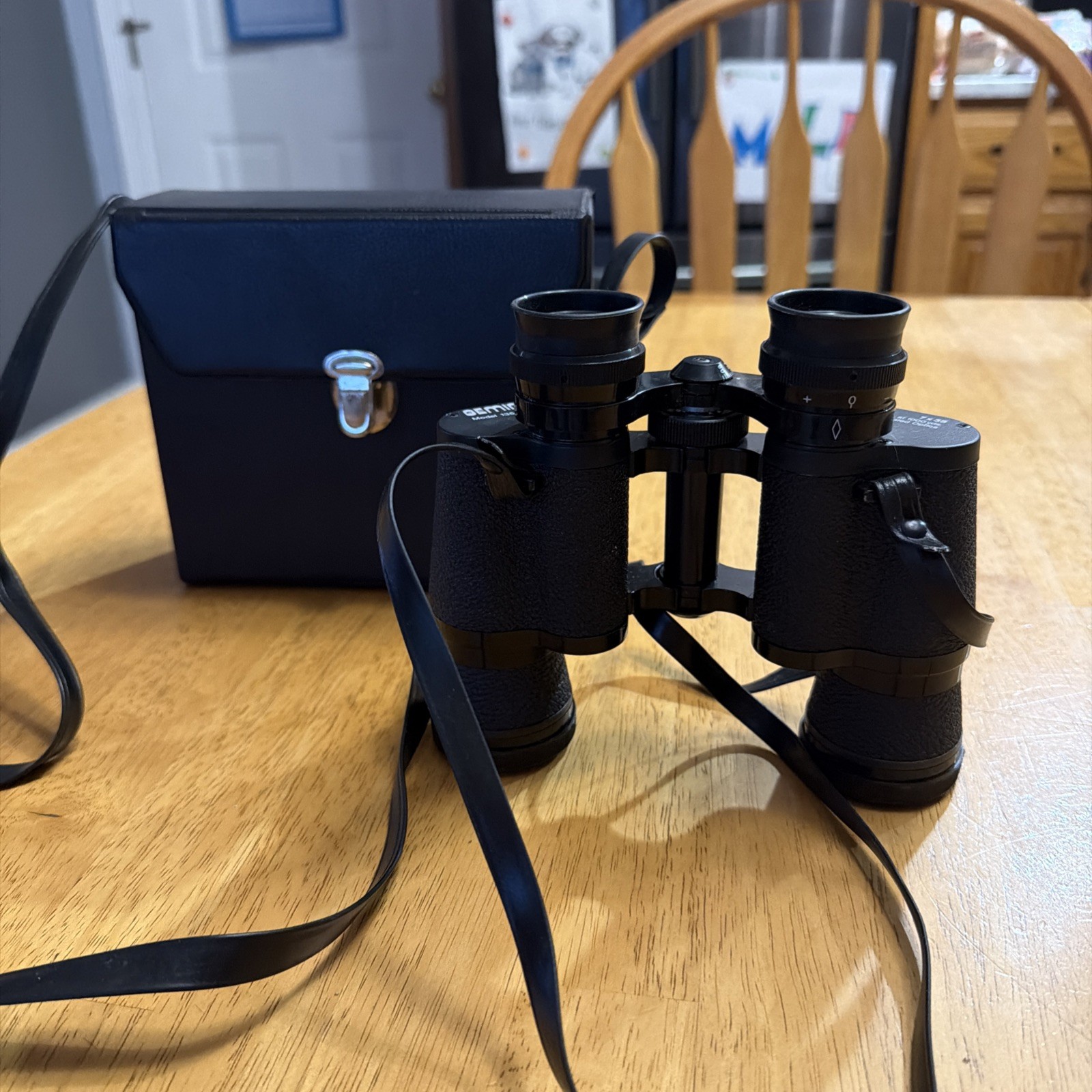 Gemini Binoculars Model 135 Fully Coated Optics 7x35 w/ Case Vintage
