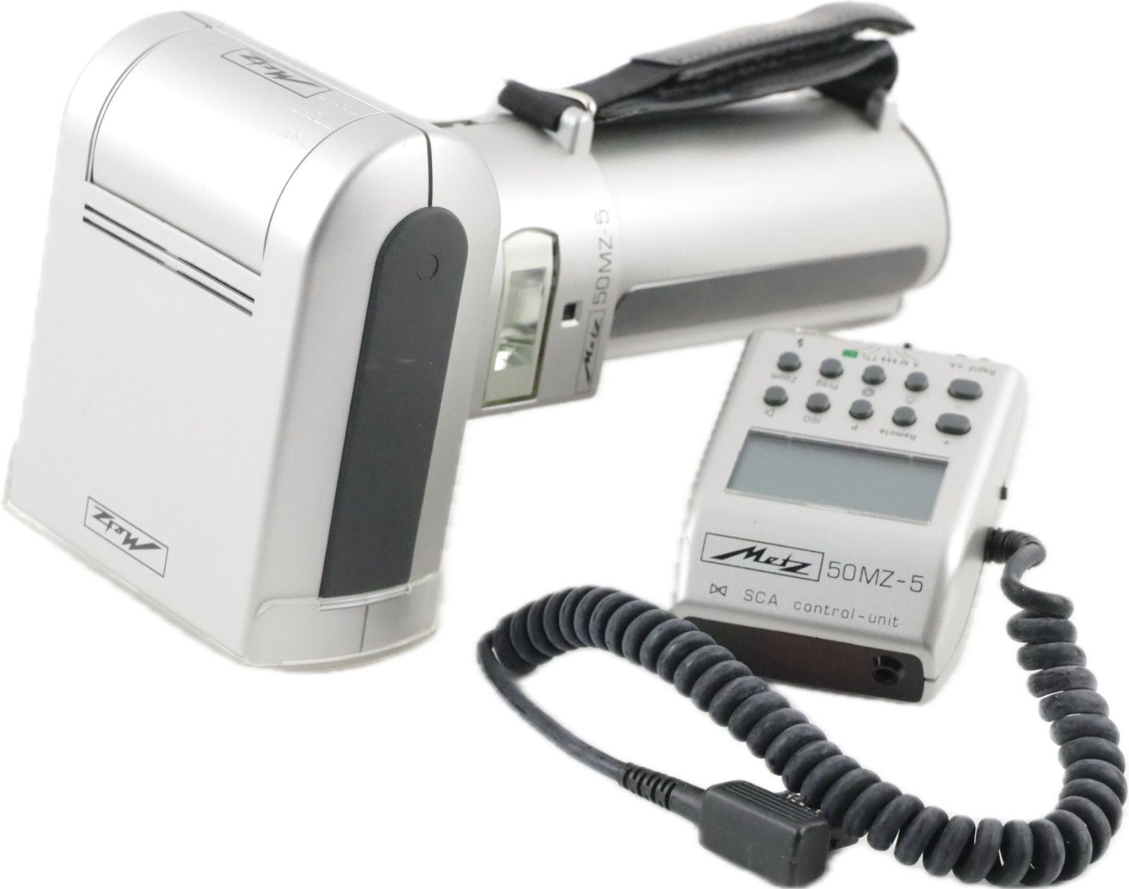 Metz Mecablitz 50 MZ-5 - Flash Gun With Controller , Missing Charger - Untested