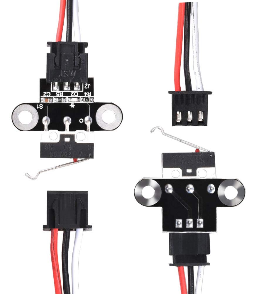 6-Pack Mechanical Endstop Limit Switch Horizontal with 1M Cable for 3D Printer