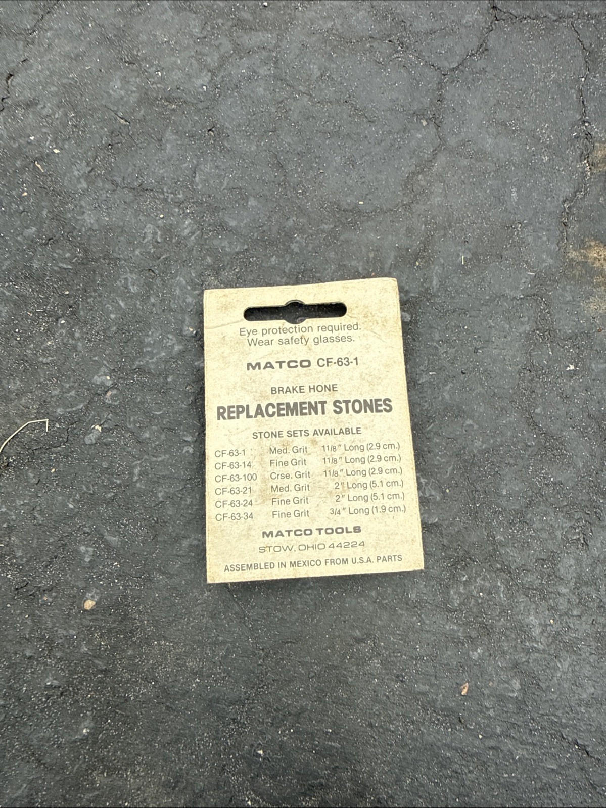 Matco Brake Hone Replacement Stones