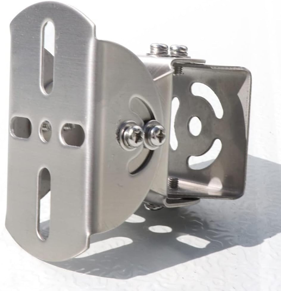 Universal 3D CCTV Camera Mount Bracket Adjustable Steel Wall Pole Adapter