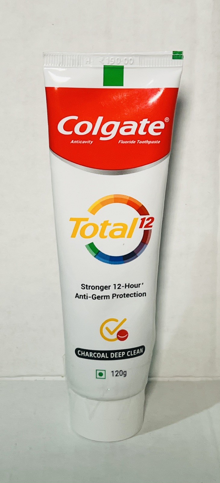 2 PACK Colgate Total Charcoal Deep Clean Toothpaste 120g U41A