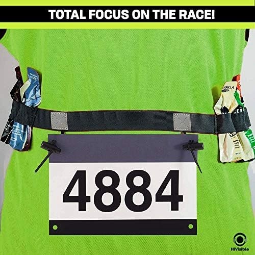 Triathlon Race Belt Bib Number Holder Adjustable Running Marathon Race Belt