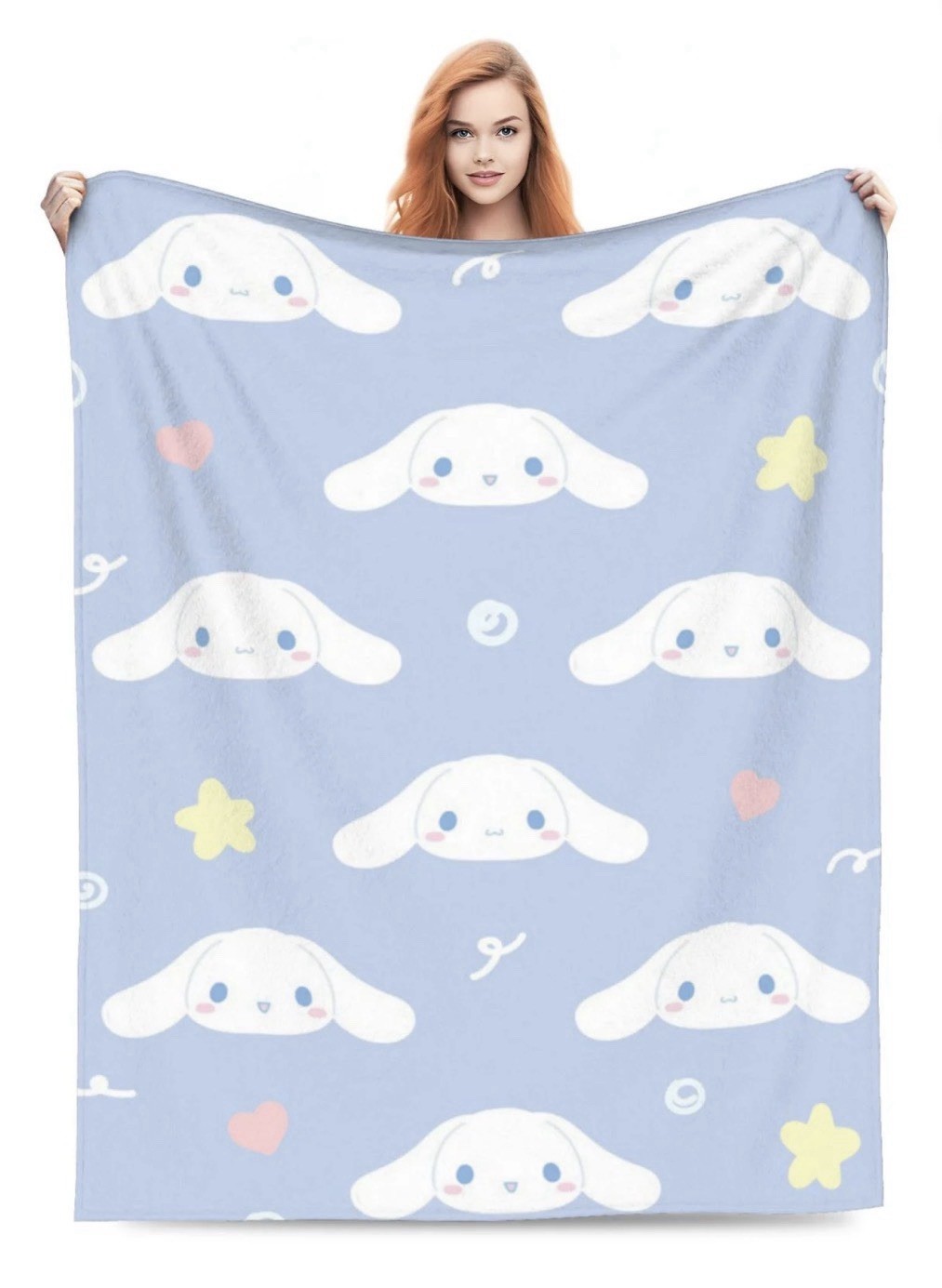 Cinnamoroll Fleece Blanket Super Soft Lightweight Blanket 50” X 40” NEW
