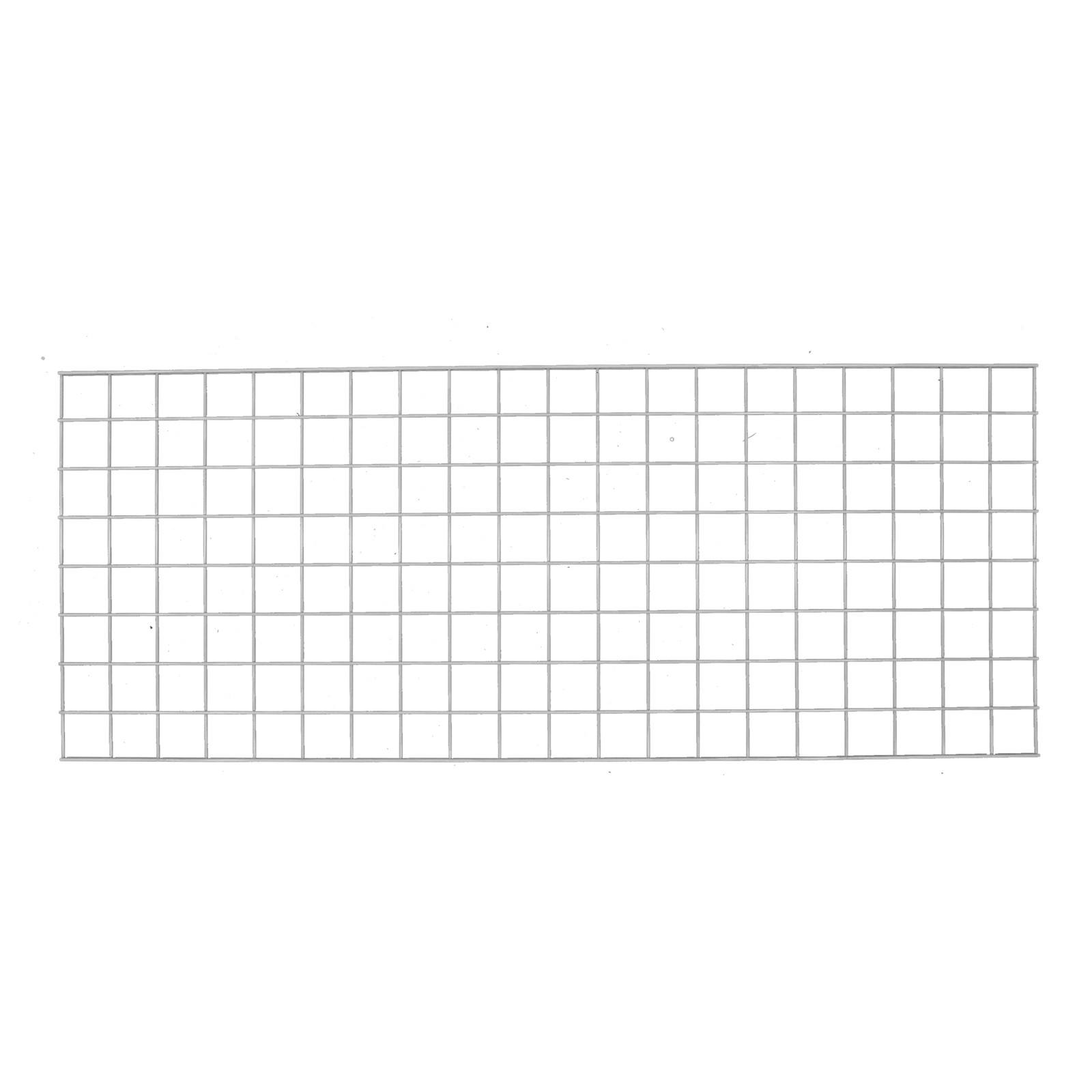 SSWBasics White Finish Grid Wall Panels - 3" on Center, Accepts Wire Grid