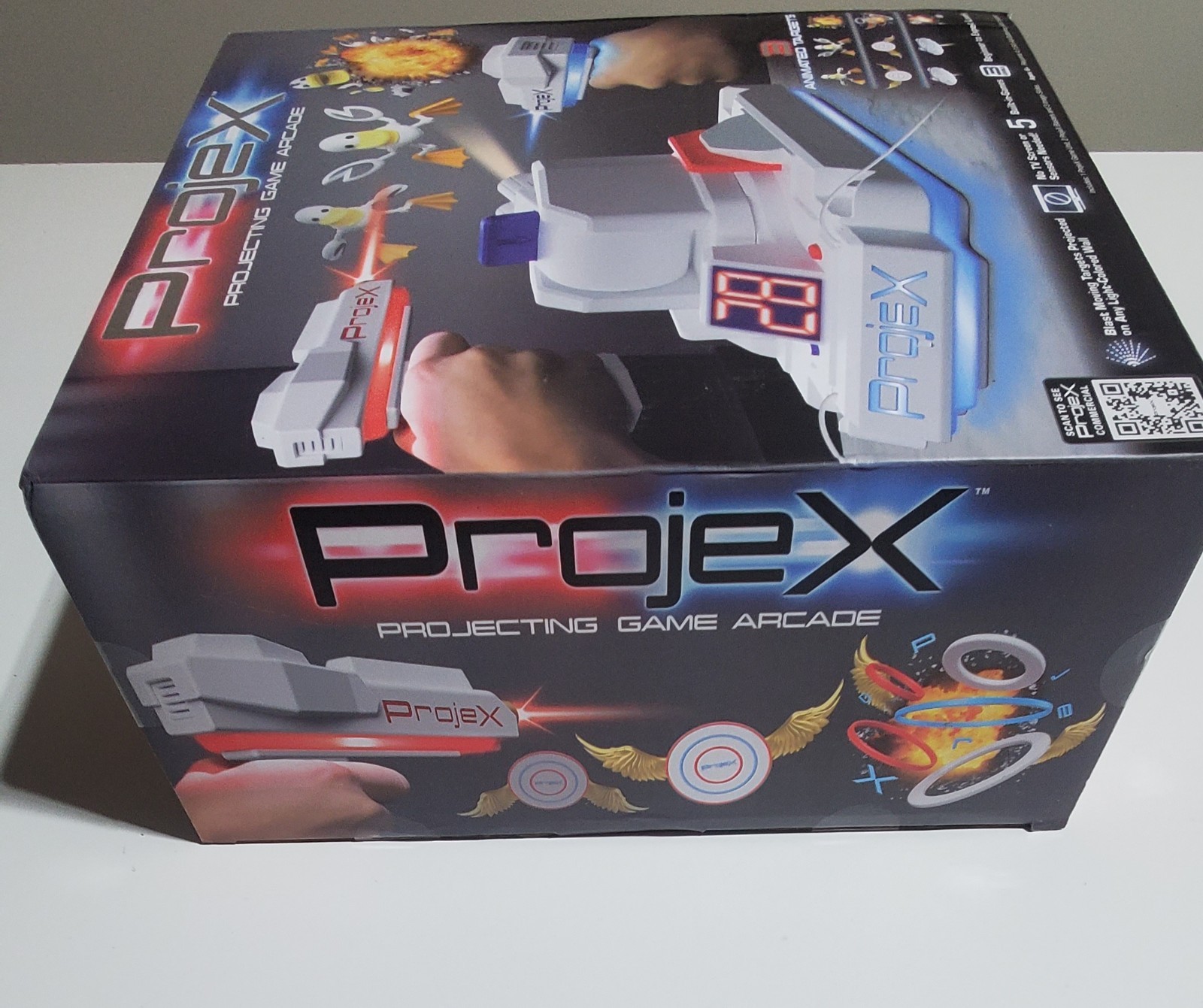 ProjeX Interactive Laser Game Arcade Animated Target-New open box