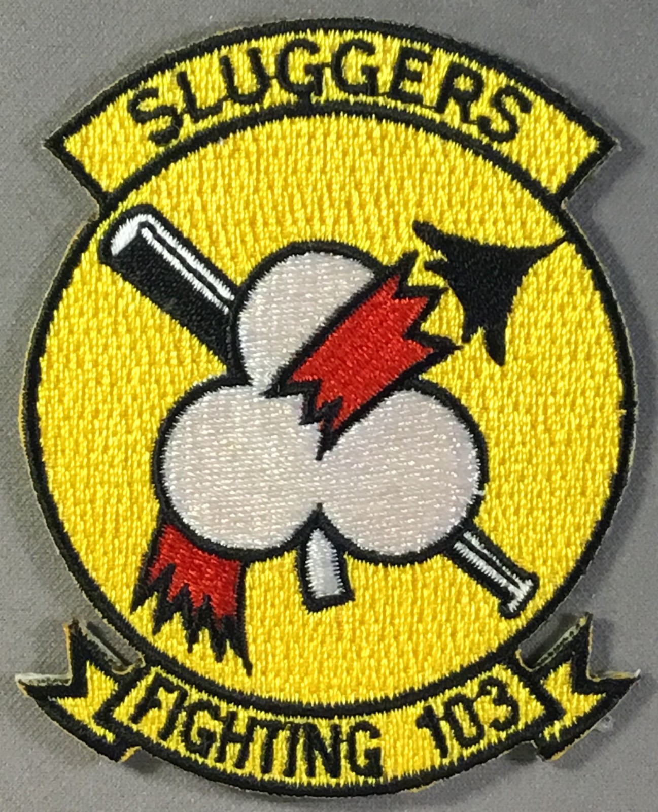 USN Navy VF-103 Fighter Squadron the Fighting 103rd Sluggers Licensed patch