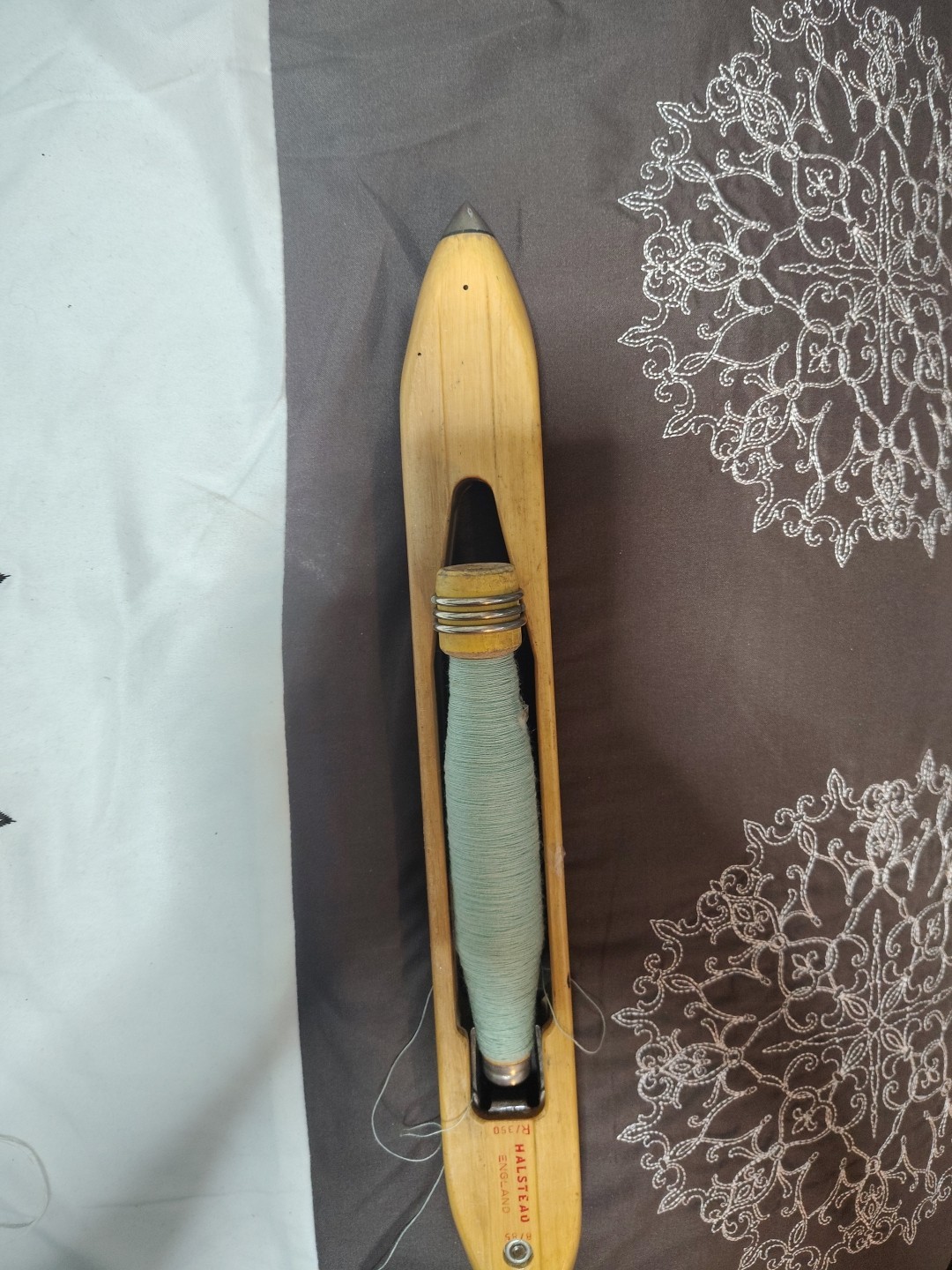 “RARE” Antique Halstead Weaving Loom Shuttle