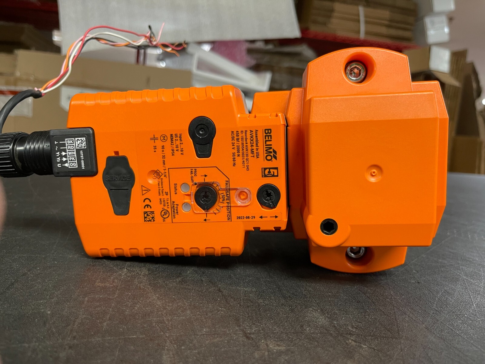 Belimo FGVL+AVKX24-MFT Programmable Valve Actuator with Fail Safe 24V