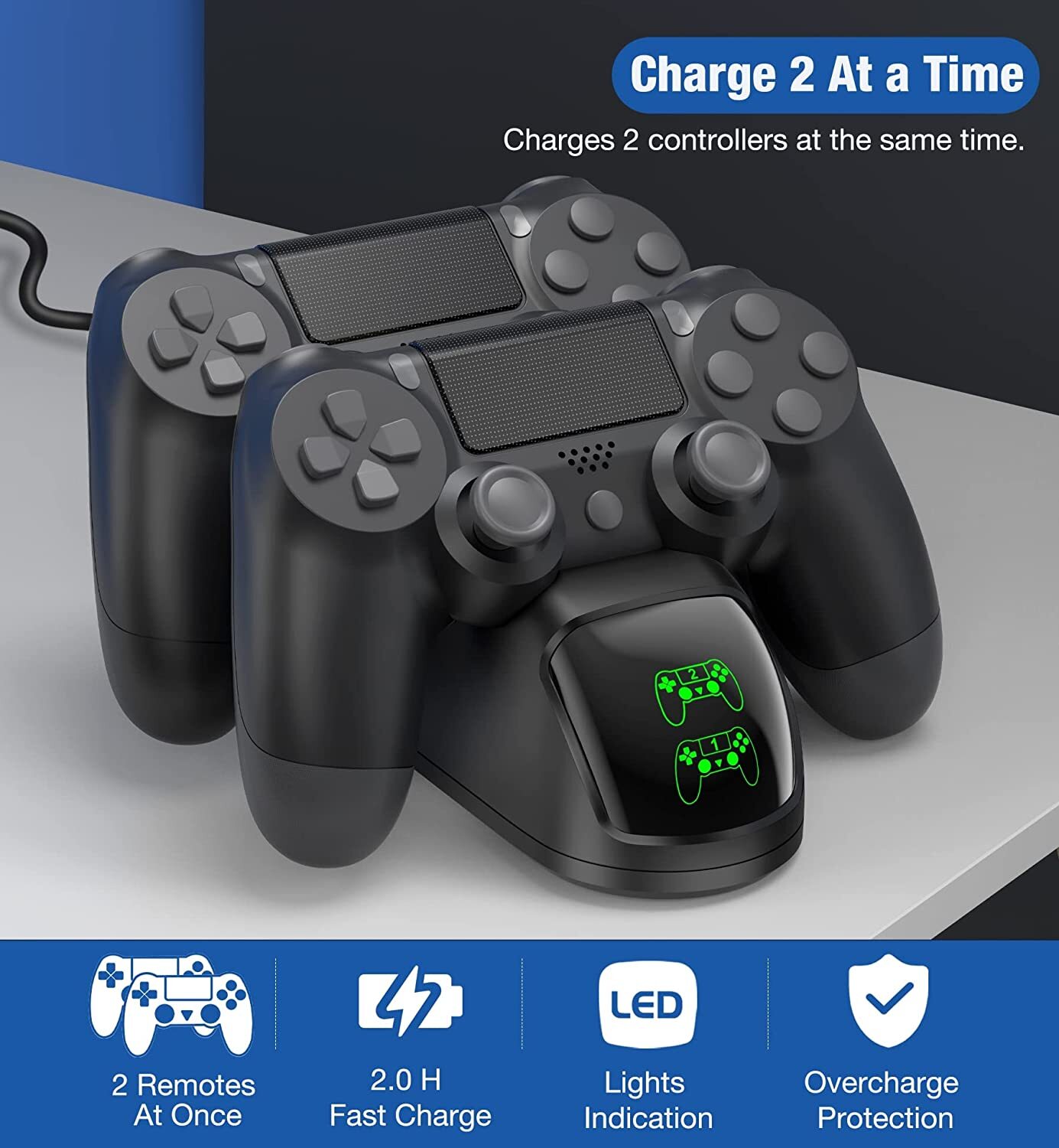 PS4 Controller Charger Dock ,PS4 Controller Charger Station for Playstation 4