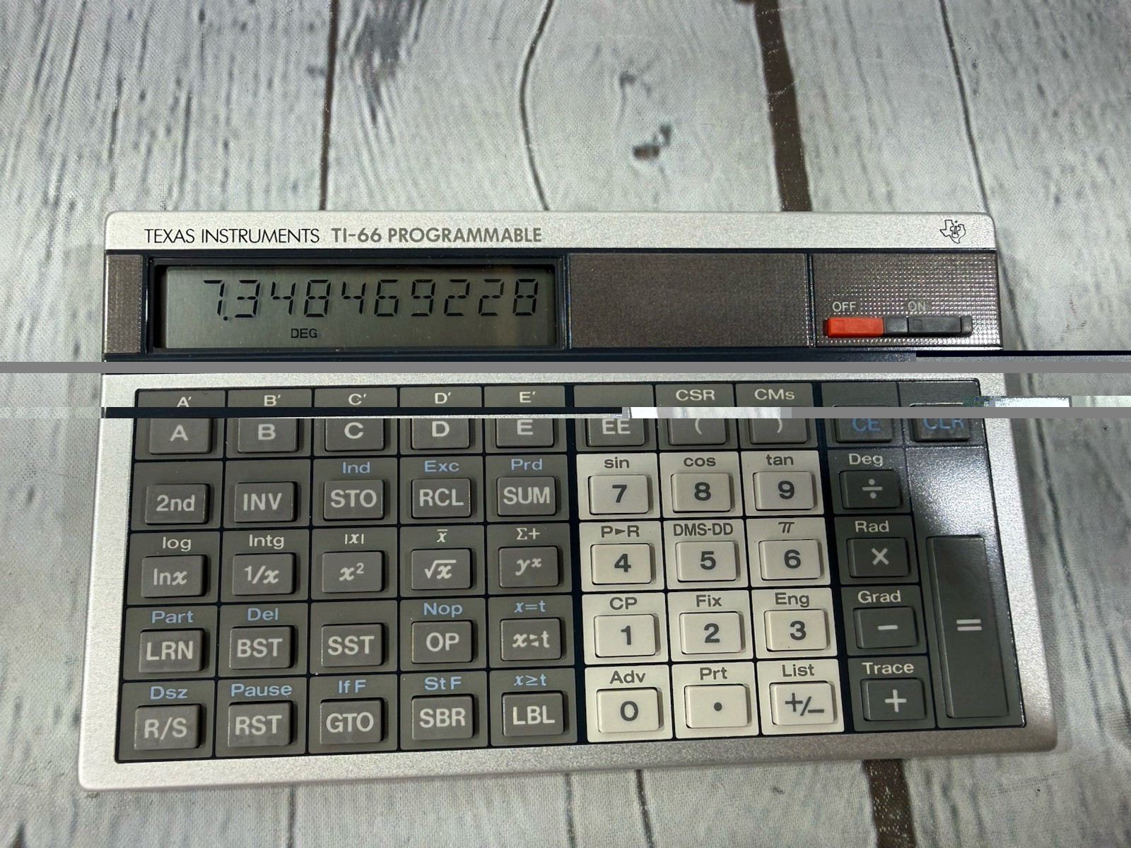 Texas Instruments TI-66 Programmable Calculator All Papers, Case, Original Box!