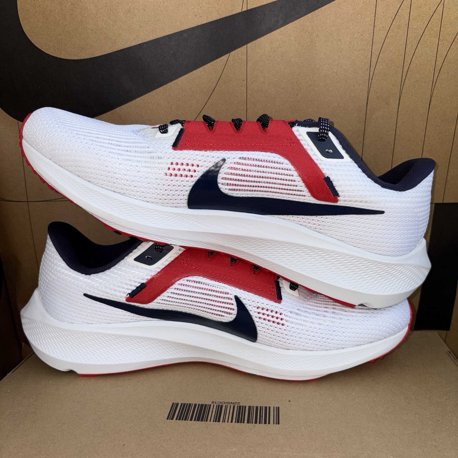 NEW Nike Air Zoom Pegasus 40 Arizona Wildcats White NBY DZ5945-100 Men Size 9