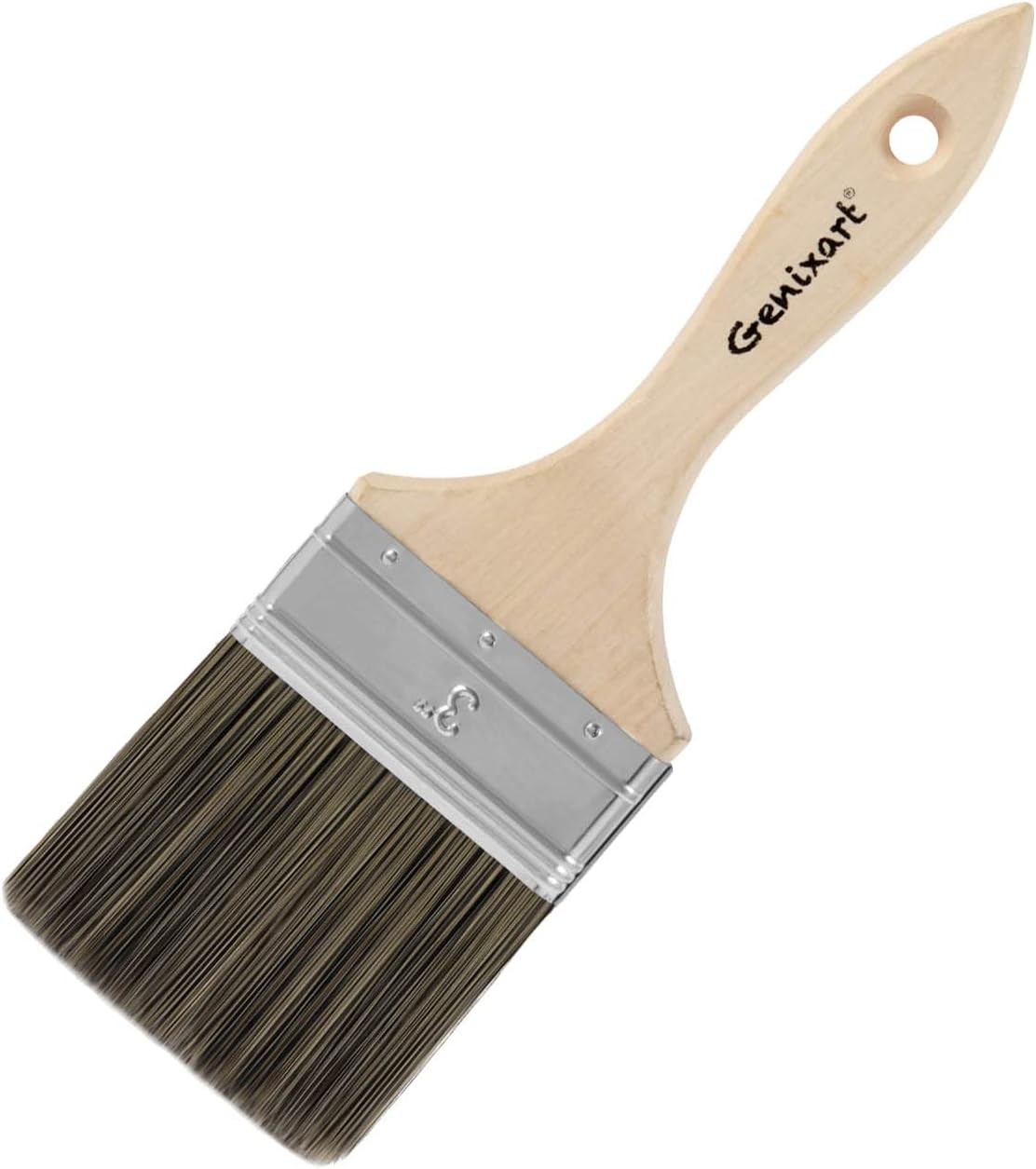 Double Thick Chip Paint Brush, Wood Stain Brushes for Painting Walls and Fence