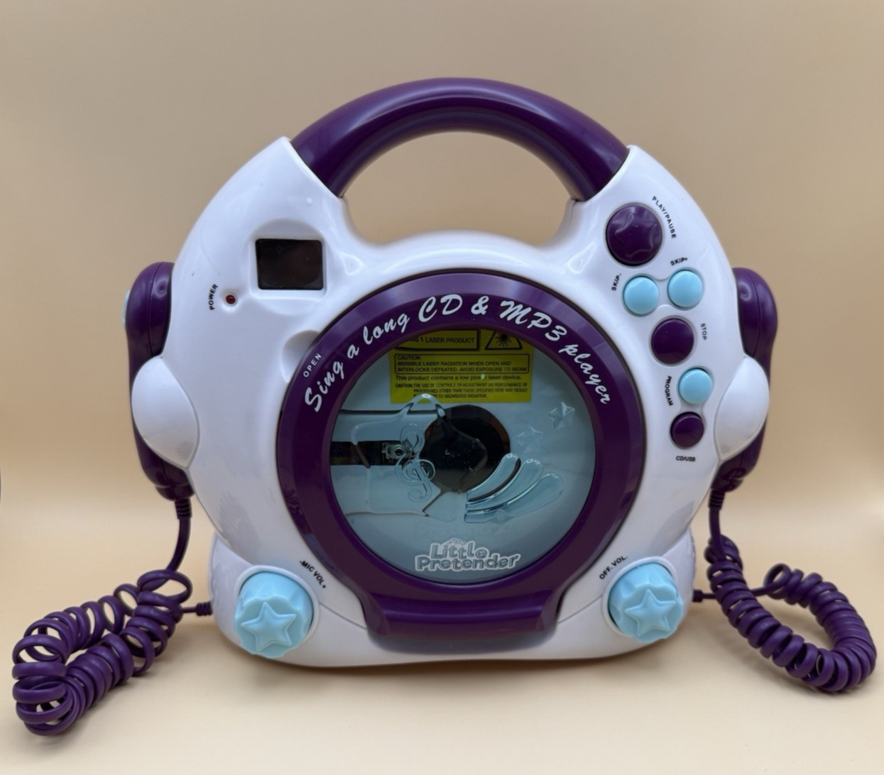 Little Pretender Sing Along CD & MP3 Player LP-2500 Microphone Music Machine