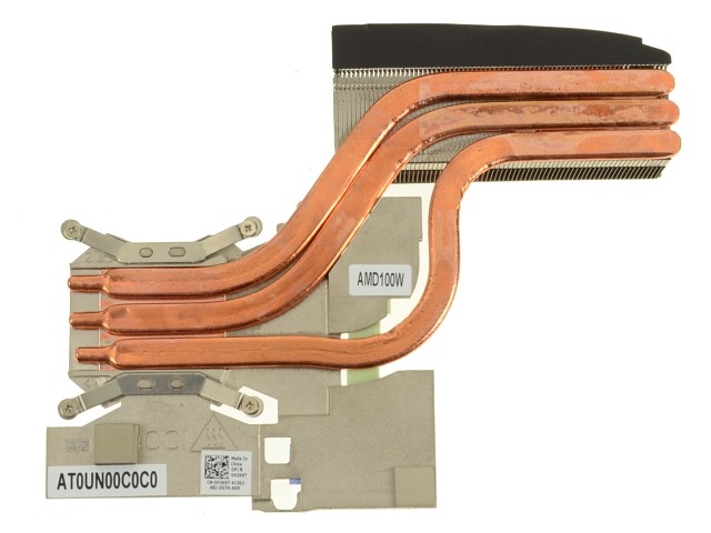 OEM Alienware 18 R1 RIGHT Side AMD Video Graphics Card Heatsink Heatsink H3KKT