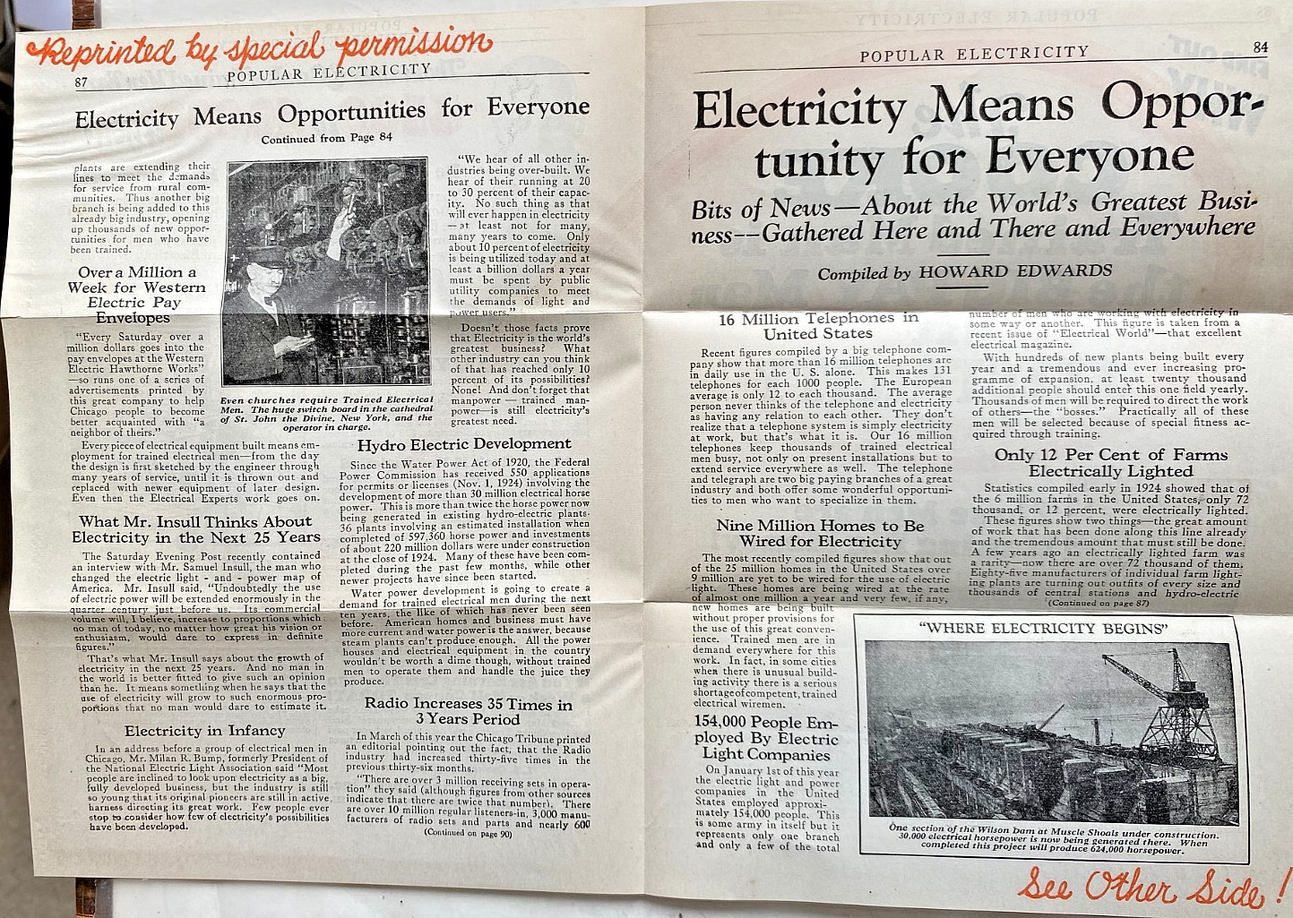 1925 Chicago Engineering Works Electrical Engineer Mail Course Sales Literature
