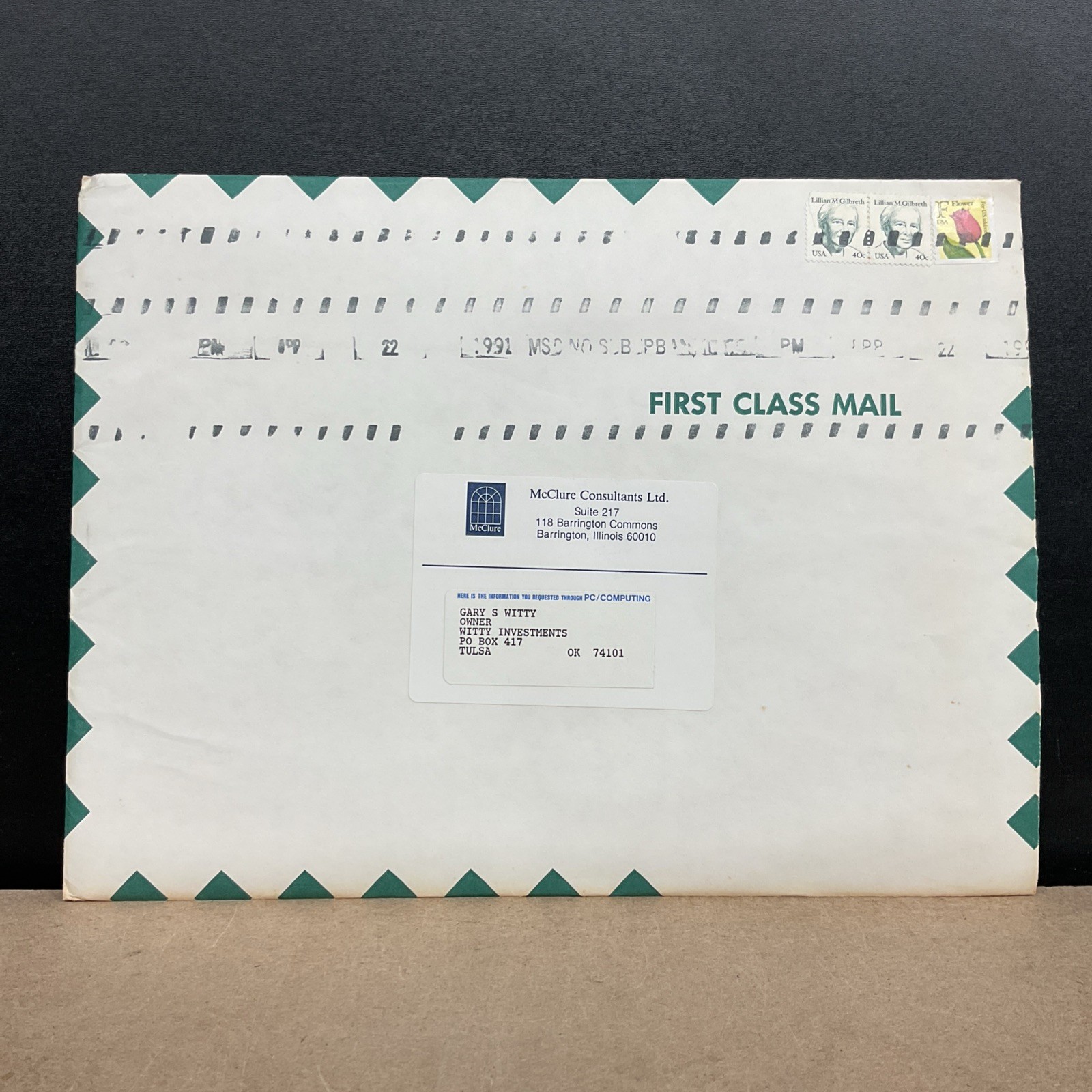 McClure Consultants Ltd. Advanced PC Programming Vintage Software Information