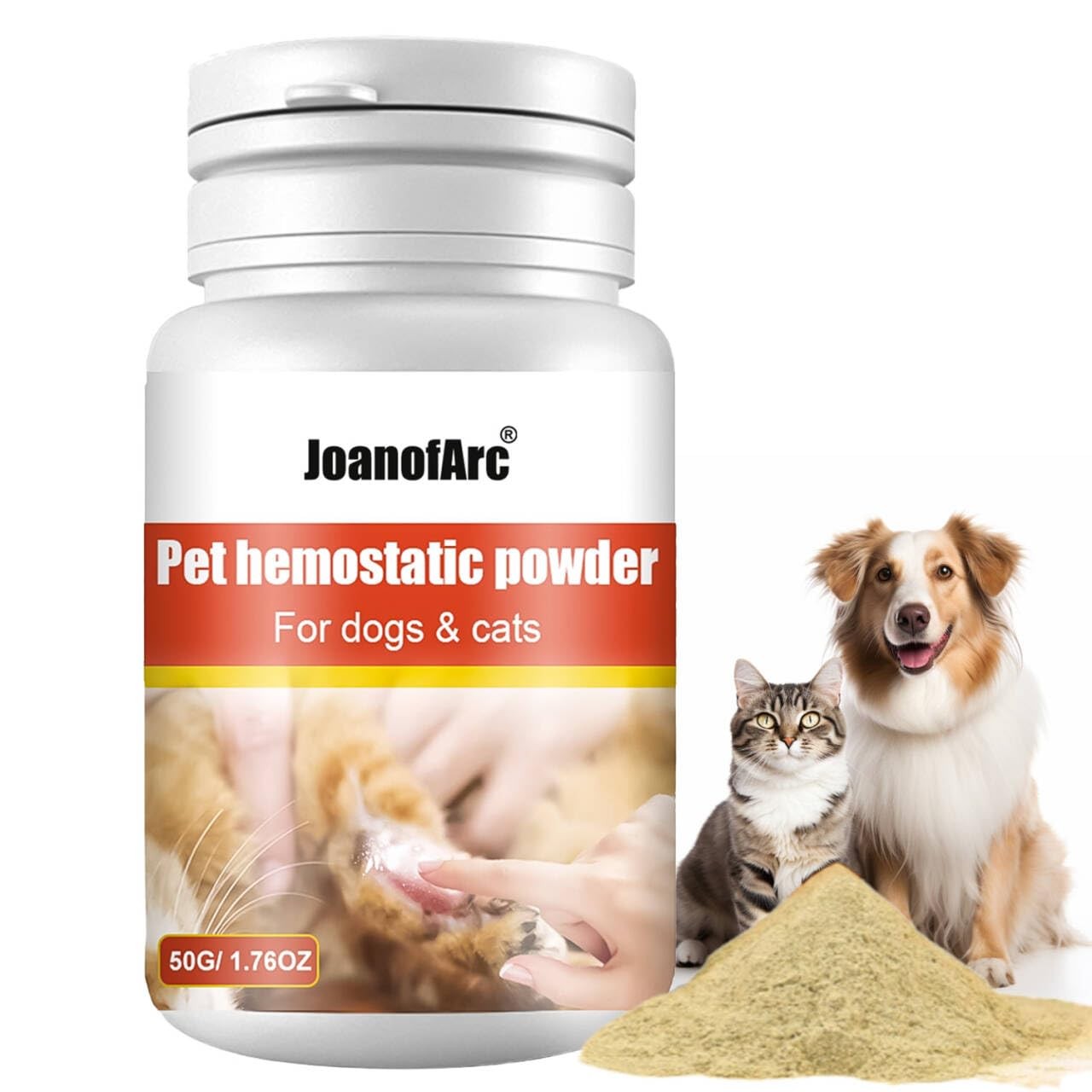 Pet Styptic for Dogs & Cats - Fast-Acting Stop for Nails, Minor Cuts, Scratch...