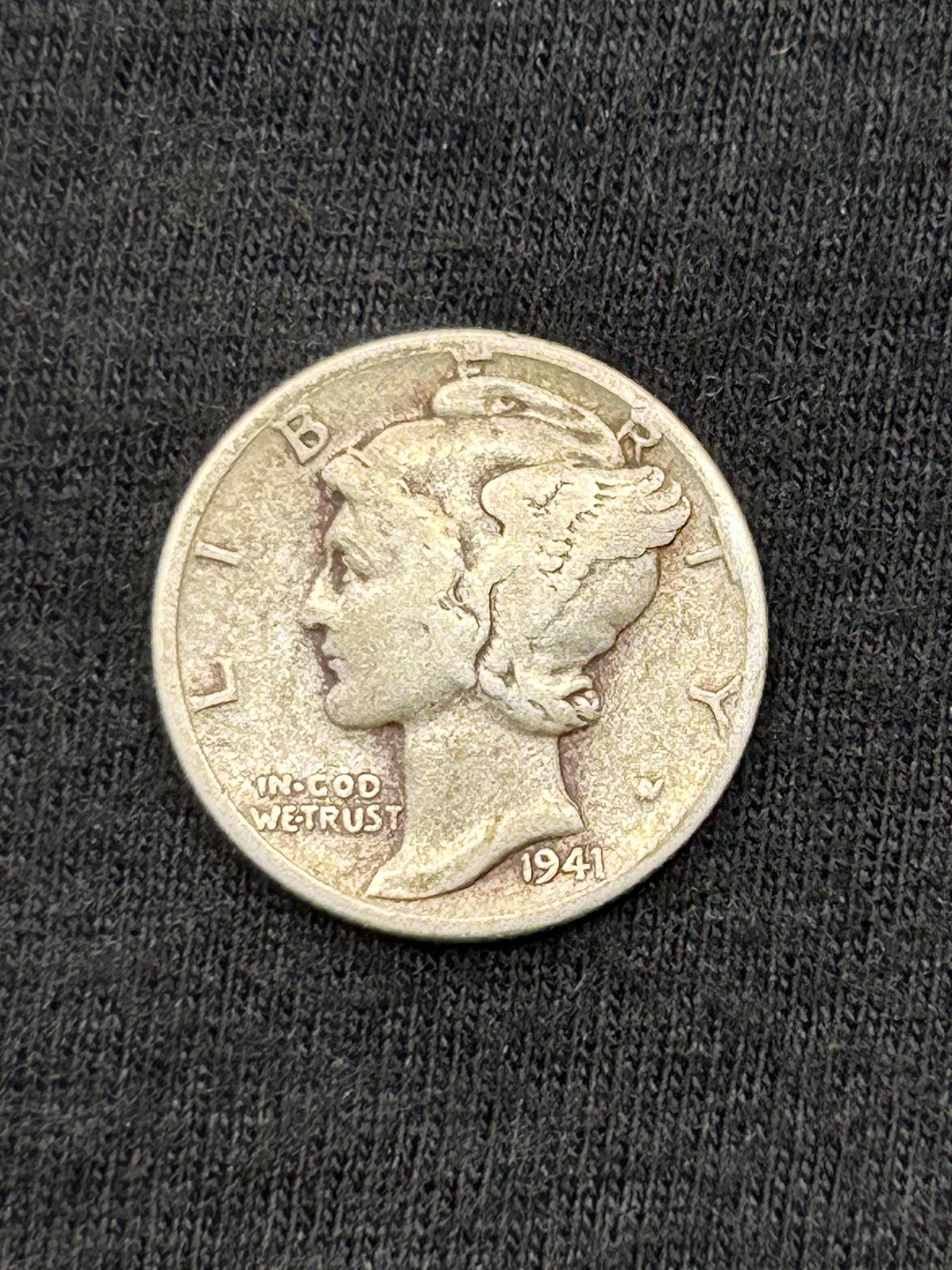 1941 P MERCURY DIME