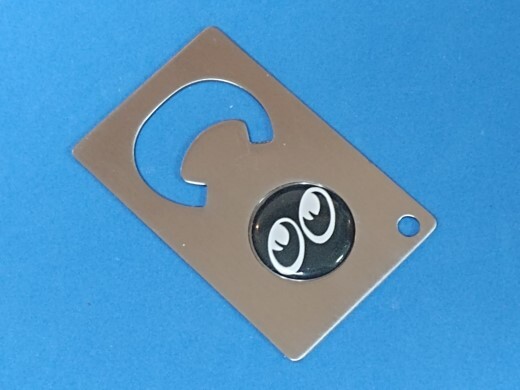 KUSTOM CUSTOM EYES CREDIT CARD BOTTLE OPENER #241 BLACK