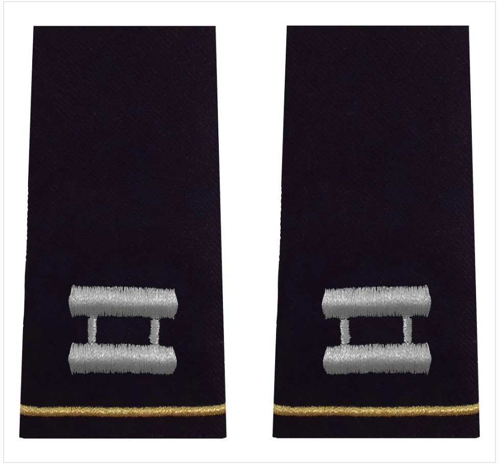 GENUINE U.S. ARMY EPAULET: CAPTAIN - MALE LARGE