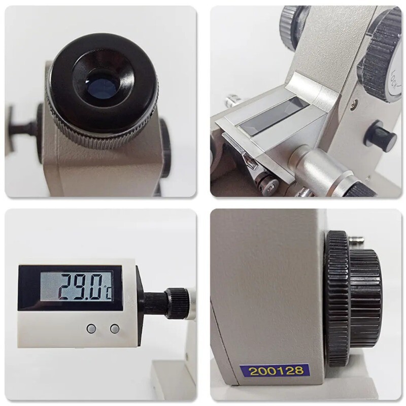 Sugar Concentration Meter 2WAJ Monocular Refractive Index Abbe Refractometer
