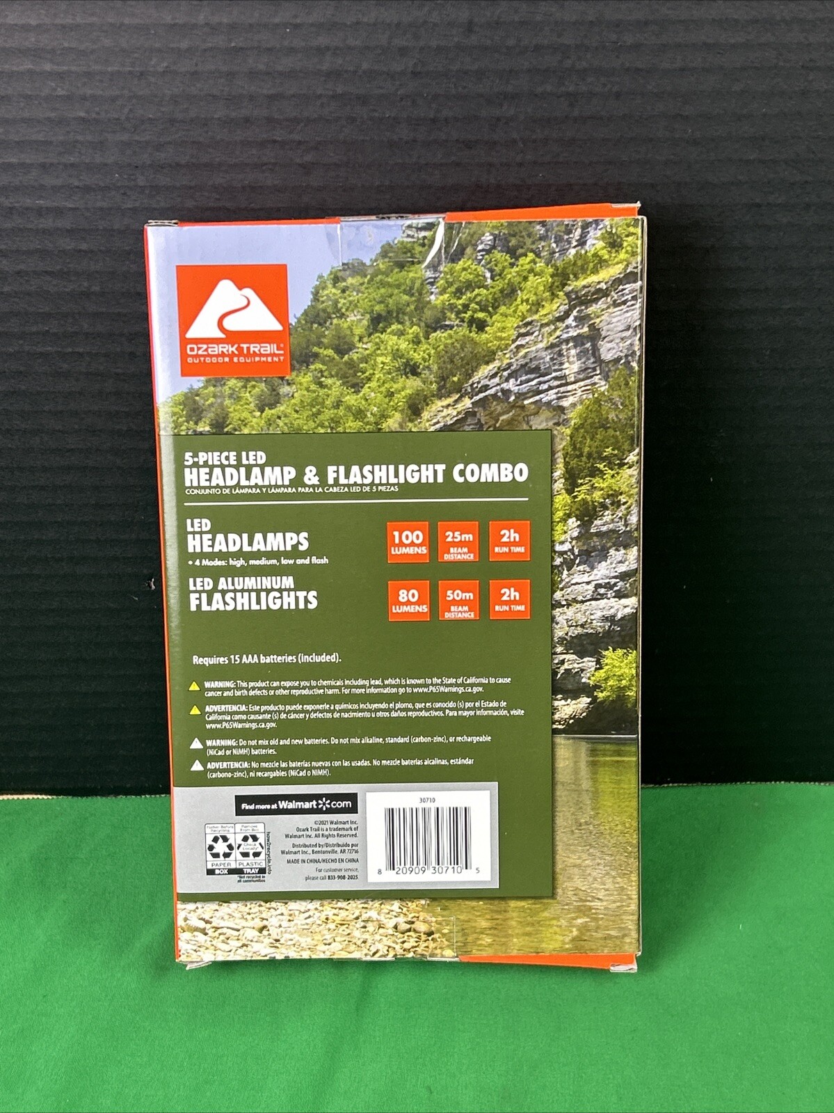 Ozark Trail 5-Piece LED Flashlight & Headlamp Combo
