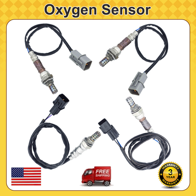 4pcs Oxygen Sensors Upstream+Downstream for 2004-2012 Mitsubishi Galant 2.4L L4