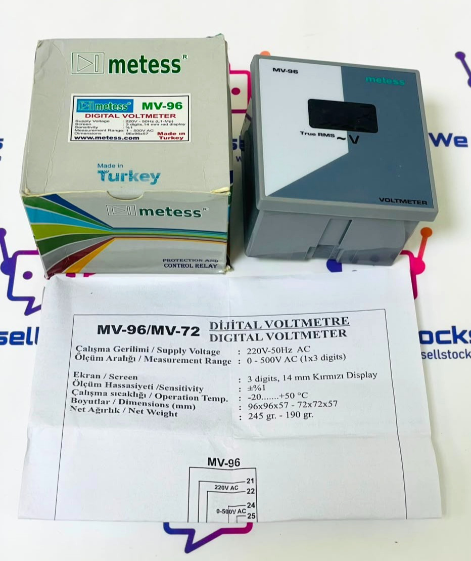 Metess MV-96 Digital Voltmeter 220V