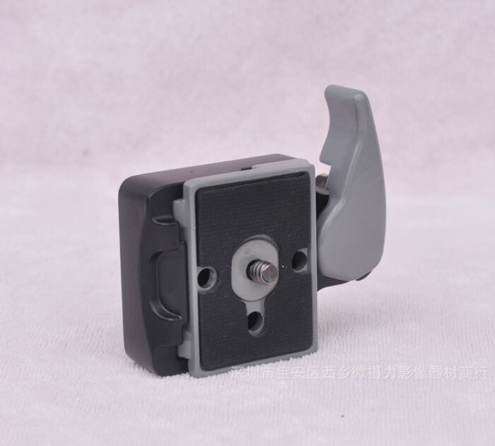 200PL-14  Quick Release Plate With Clamp Adapter For Manfrotto 323 RC2 Tripod Fi
