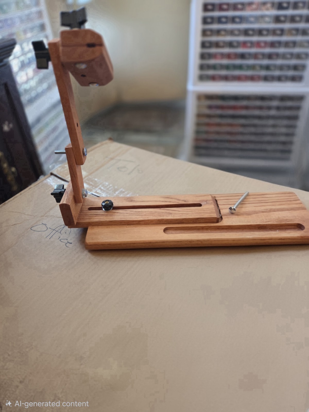 K creations Z Frame Lap Stand  Holds Q snaps, Stretcher Bars, & Scroll frames