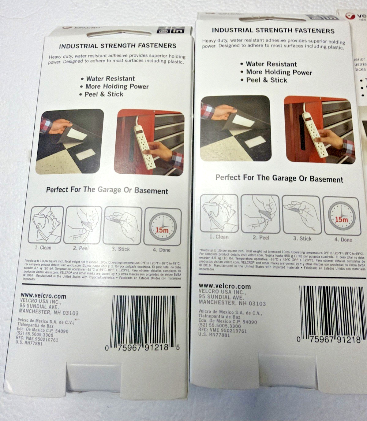 VELCRO Brand & Fabany Hook Loop Rolls Heavy Duty & Sew On