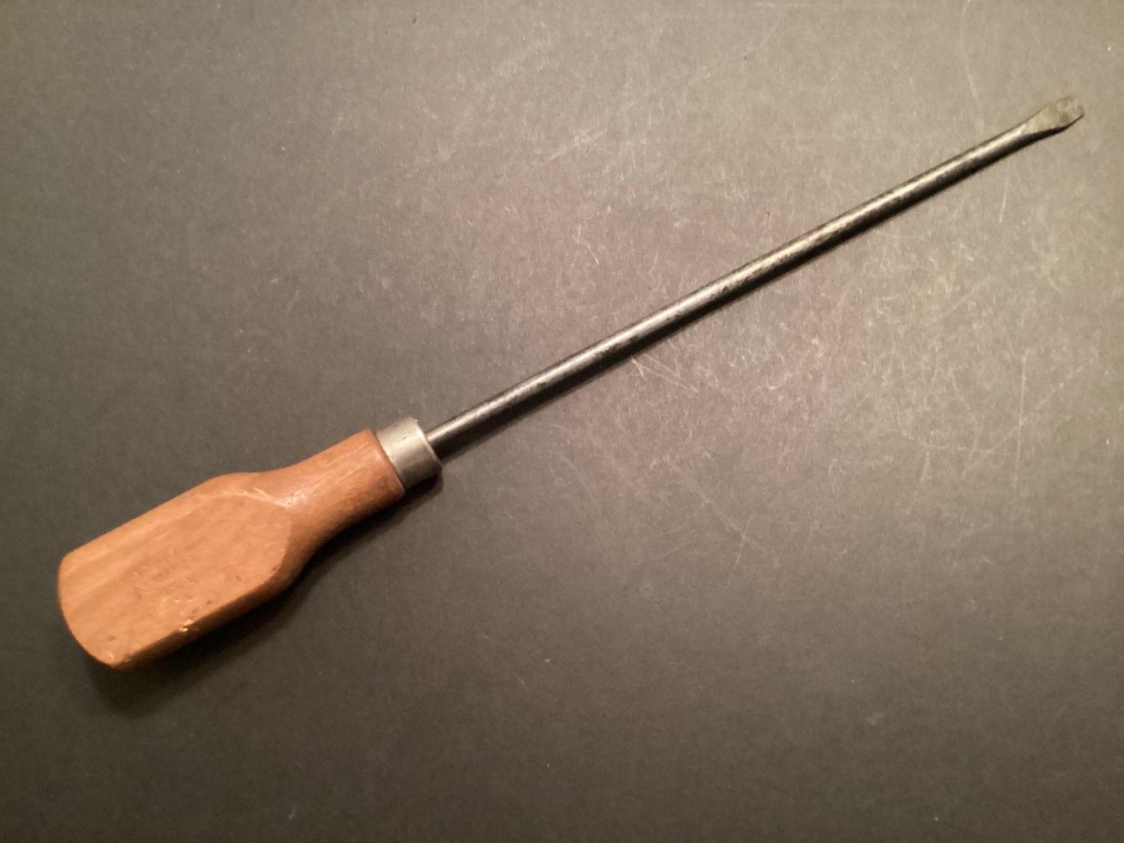Vintage Simanco wood handle slotted screwdriver