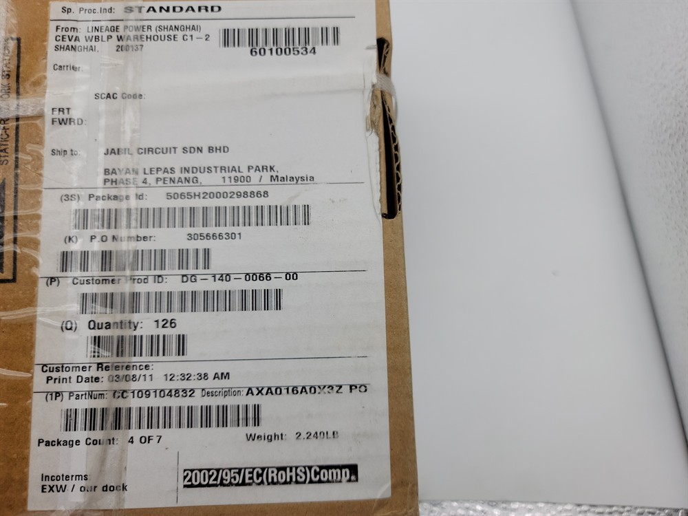 New (2pcs) AXA016A0X3Z TE CONNECTIVITY Module Converter