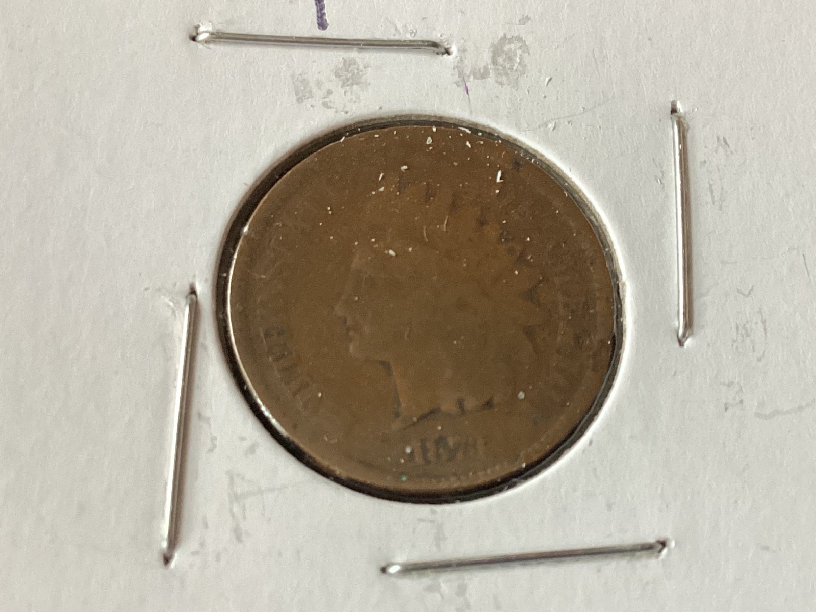 1873 INDIAN HEAD CENT G/VG Better Date