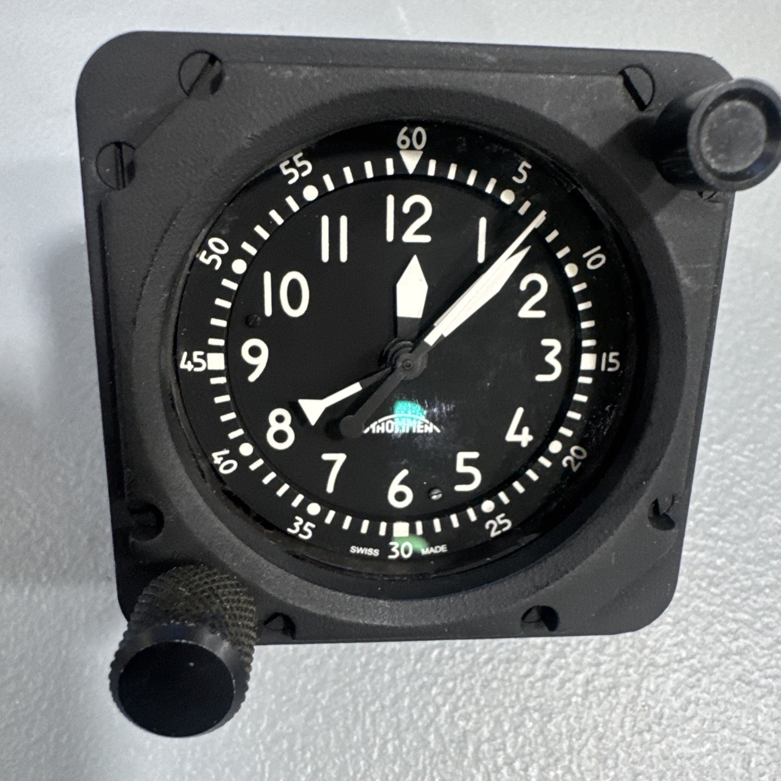 Thommen Aircraft Chronograph 8 Day Clock Mechanical Clock