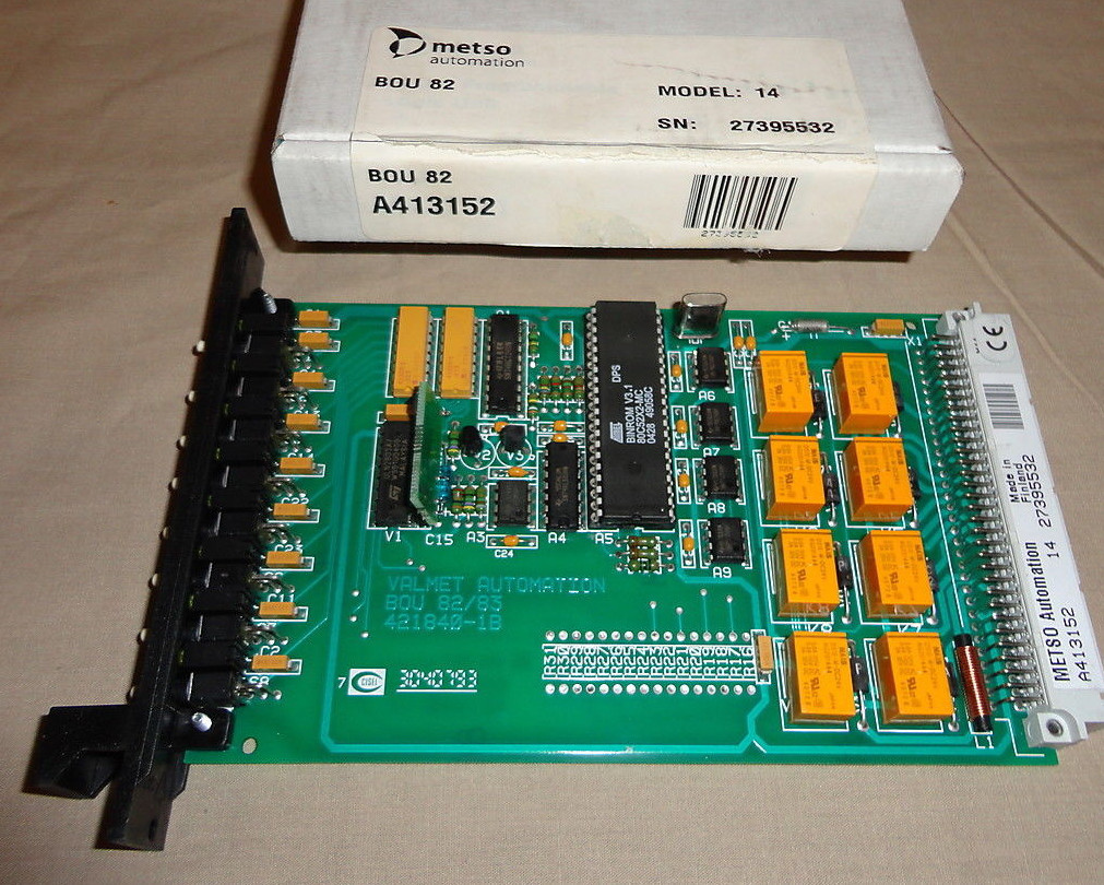 METSO AUTOMATION BOU 82 MODULE BOU82 A413152 CIRCUIT BOARD MODEL 14 NEW